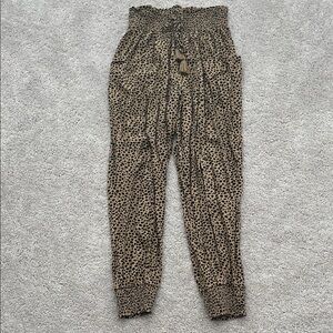 Aerie Leopard Print Joggers